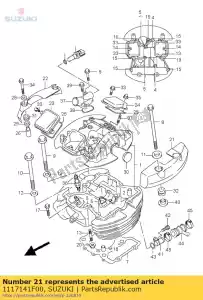 Suzuki 1117141F00 czapka, g?owica cylindra co - Dół