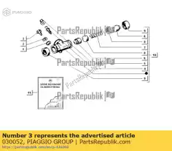 Qui puoi ordinare vite da Piaggio Group , con numero parte 030052: