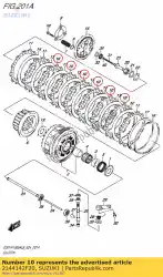Tutaj możesz zamówić tarcza sprz? G? A dr od Suzuki , z numerem części 2144142F20: