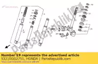 53210GG2751, Honda, Kogel, stuurstaal honda nps sa 50 1993 2005 2006 2007 2008 2009 2010 2011 2012, Nieuw