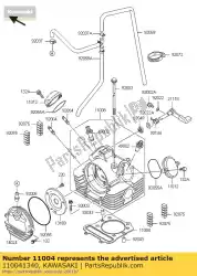 Tutaj możesz zamówić uszczelka-g? Owica kvf300-a1 od Kawasaki , z numerem części 110041340: