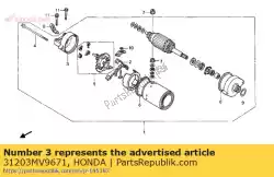 Here you can order the no description available at the moment from Honda, with part number 31203MV9671: