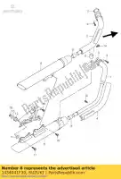 1434041F30, Suzuki, lichaam, uitlaat rr suzuki vl 800 2001 2002 2003 2004, Nieuw