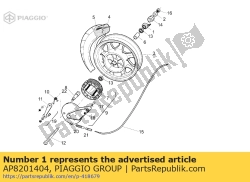 Aprilia AP8201404, Engranaje del odómetro, OEM: Aprilia AP8201404