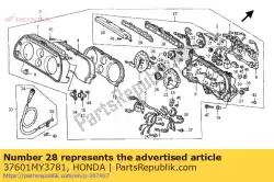 lens, rook van Honda, met onderdeel nummer 37601MY3781, bestel je hier online: