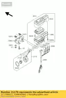 211760011, Kawasaki, sensor,speed kawasaki d tracker 125 , New