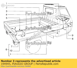 Aprilia 194945, Frühling, OEM: Aprilia 194945