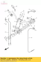 5D7F61110000, Yamaha, handvat yamaha mt 125 2015 2016, Nieuw