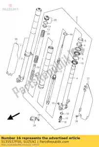 Suzuki 5135537F00 rondella - Il fondo