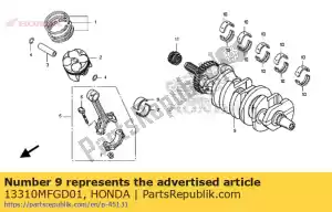 Honda 13310MFGD01 virabrequim comp. - Lado inferior