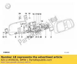 Qui puoi ordinare simbolo di controllo - rot da BMW , con numero parte 62111459636: