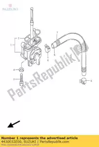 suzuki 4430032E00 coq assy, ??carburant - La partie au fond