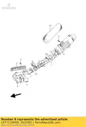 Aqui você pode pedir o conector, muf j em Suzuki , com o número da peça 1477110H00: