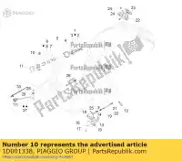 1D001338, Piaggio Group, interruptor de chave     , Novo