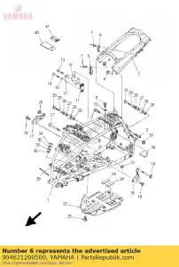 yamaha 904621200500 braçadeira - Lado inferior