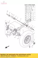 3B4235790100, Yamaha, junta esférica 2 yamaha  yfm 450 550 700 2007 2008 2009 2010 2011 2012 2013 2014 2015 2016 2017 2018 2019 2020 2021, Novo