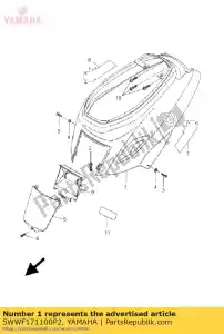 yamaha 5WWF171100P2 couvercle côté dnmd - La partie au fond