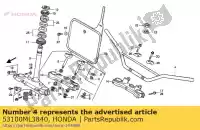 53100ML3840, Honda, nessuna descrizione disponibile al momento honda cr 250 1988, Nuovo