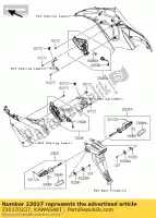 230370237, Kawasaki, lamp-assy-signal, rr, lh zr1000d kawasaki z zx 600 750 1000 2010 2011 2012 2013 2014, Novo