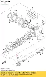 Here you can order the nut from Suzuki, with part number 0915910026: