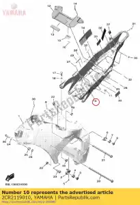 yamaha 2CR2119010 komp. - Dół