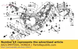 Qui puoi ordinare resta, l. Sotto il cappuccio da Honda , con numero parte 64213MFFD00: