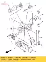 4SUH33710000, Yamaha, toeter yamaha tdr tzr szr tt tzrr ttr ttre 125 660 600, Nieuw