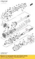 2497111H00, Suzuki, eje, seg unidad suzuki lt a450x kingquad 4x4 limited a450xz a500xpz axi a500xz a500x a500xp lta500xp lta500x 450 500 , Nuevo