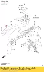 Aquí puede pedir guardabarros, rr fe de Suzuki , con el número de pieza 6311429F10: