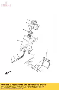 yamaha 4X4216290000 guarda lama - Lado inferior