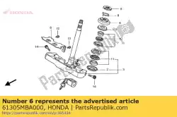 Qui puoi ordinare copertura, faro da Honda , con numero parte 61305MBA000: