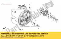 42312KK4000, Honda, collar, rr. wheel side honda cb f (e) 125 250 1984 1992 1994 1996 1997, New