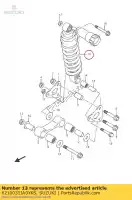 6210031JA0YKS, Suzuki, Conjunto absorvedor, r suzuki dl vstrom a dl1000a v strom 1000 , Novo