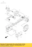 09262251000A0, Suzuki, Cuscinetto suzuki ah ay 50 1992 1994 2005 2006, Nuovo