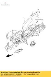 Aqui você pode pedir o fita, moldura cov em Suzuki , com o número da peça 6814543G10CEZ: