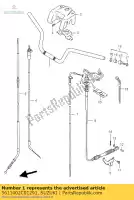 5611002C01291, Suzuki, handlebar suzuki lt f 160 2003 2004 2005 2007, New