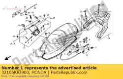Here you can order the sub cord,trunklig from Honda, with part number 32106KRJ900: