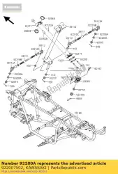 Qui puoi ordinare rondella, 12. 2x22x1. 5 da Kawasaki , con numero parte 922007502: