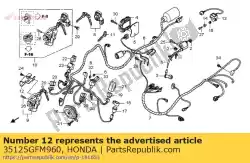 Aqui você pode pedir o protetor, pente e em Honda , com o número da peça 35125GFM960: