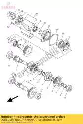 Here you can order the spacer(3fa) from Yamaha, with part number 905601534800: