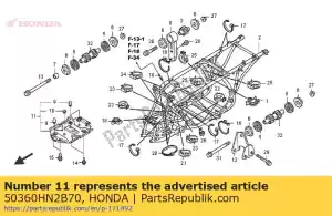 Honda 50360HN2B70 guarda eng - Lado inferior