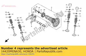 Honda 14420MENA30 arm comp., l. ex. rocker - Onderkant