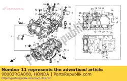 Qui puoi ordinare bullone, guarnizione, 12x8 da Honda , con numero parte 90002RGA000: