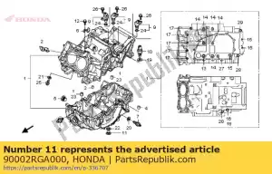 Honda 90002RGA000 bullone, guarnizione, 12x8 - Il fondo