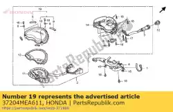 Here you can order the glass assy. From Honda, with part number 37204MEA611: