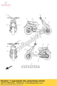 yamaha 2B7F179M4000 graphic 10 - Bottom side