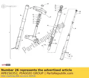 Piaggio Group AP8150352 plug - Bottom side