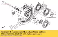 446A5KS6830, Honda, aro, assy.fr honda cr  r cr125r cr250r 250 125 , Novo