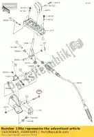 130CA0665, Kawasaki, 01 flangeado por parafuso, 6x65 kawasaki krf800 teryx le krt800 teryx4 800 krf1000 krx 1000 , Novo