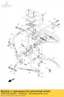 53BF580A0000, Yamaha, hoofdcilinder su yamaha hw 125 151 2012 2016, Nieuw